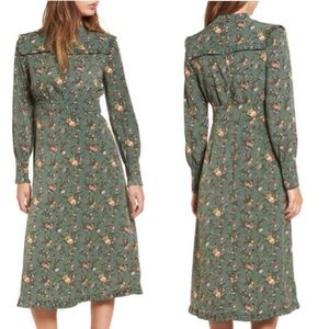 Moon River Floral Midi Dress